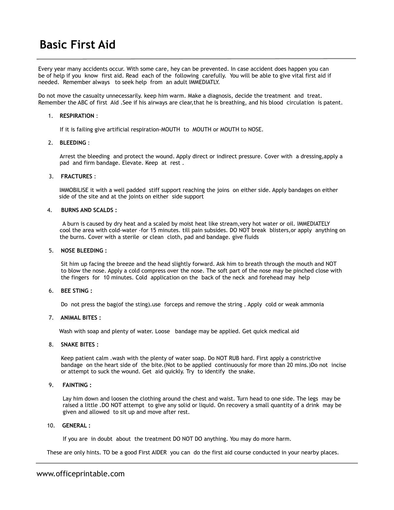 Preview of First Aid Quick Reference
