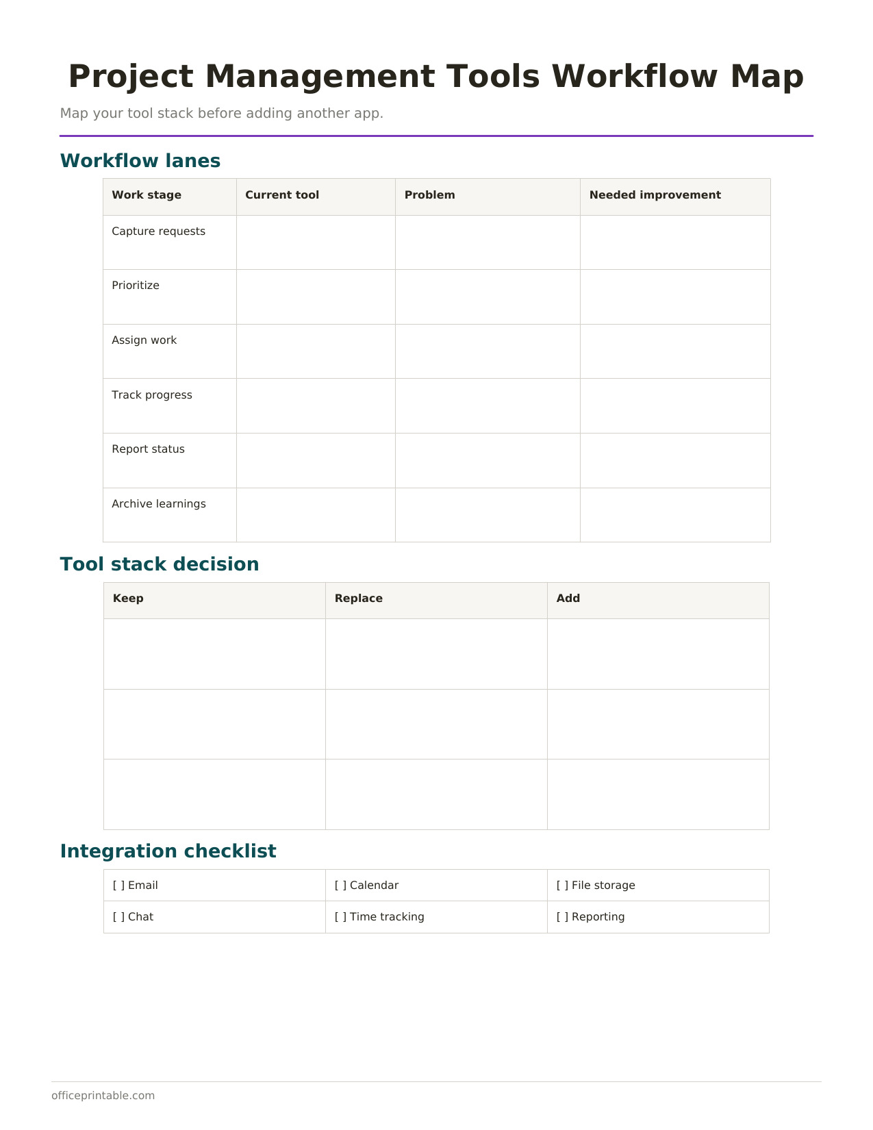Preview thumbnail of Project Management Tools Workflow Planner